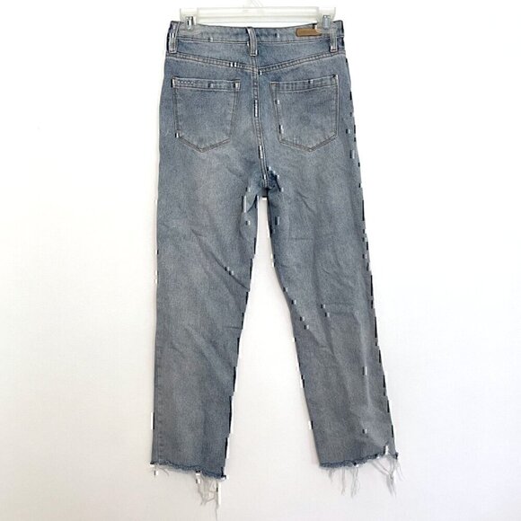 BLANK NYC BLANKNYC Madison High Rise Crop Jeans Light Wash Ripped High Waisted - Picture 10 of 12